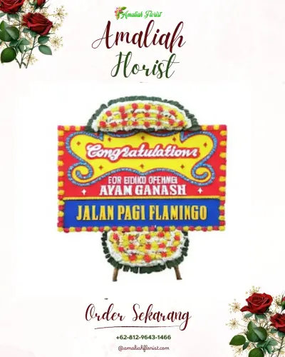 Bunga Papan Congratulation di Padangbai